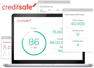 Lån utan UC med Creditsafe